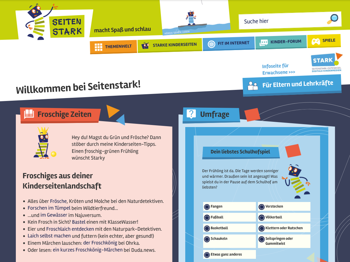 Screenshot Seitenstark