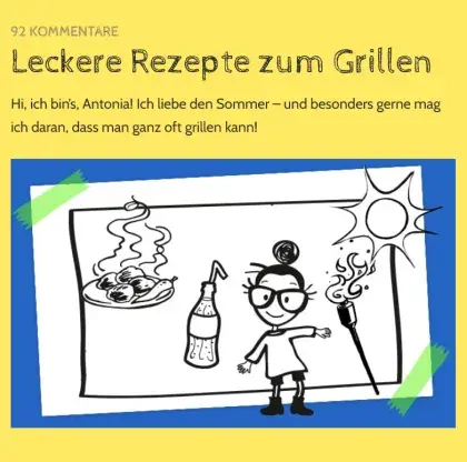 Screenshot Artikel