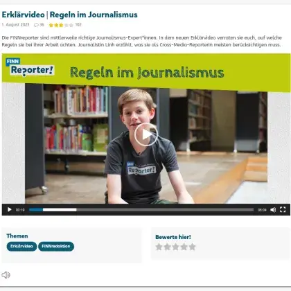 Screenshot Artikel