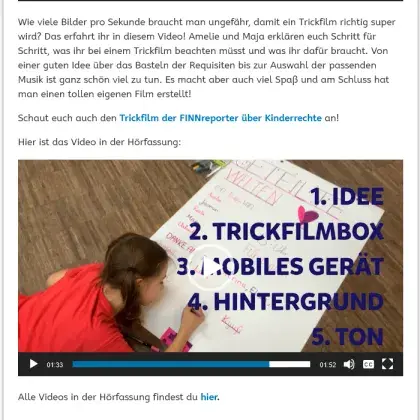 Screenshot Artikel