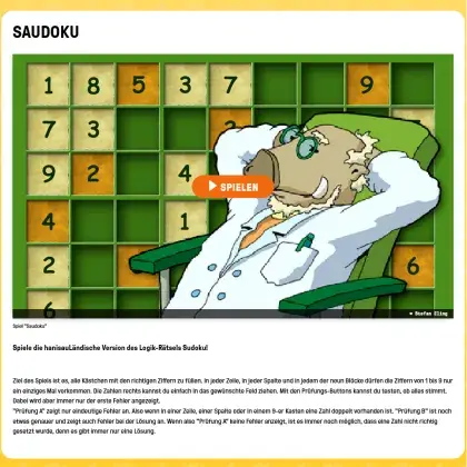Screenshot Spiel