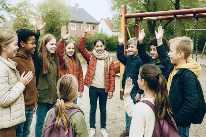 Kinder stimmen ab